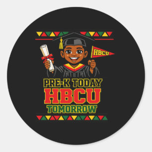 Prek Today Hbcu Graduation 2026 Family Dad Mum Kid Classic Round Sticker