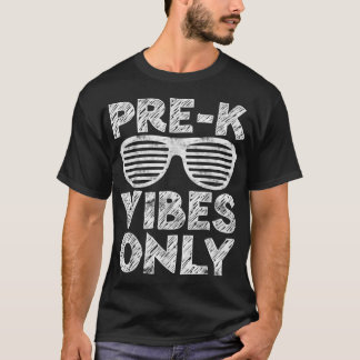 PreK Vibes Only Funny Back To School T-Shirt