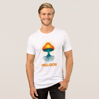 Preligion - Mushroom logo Tri-Blend Shirt