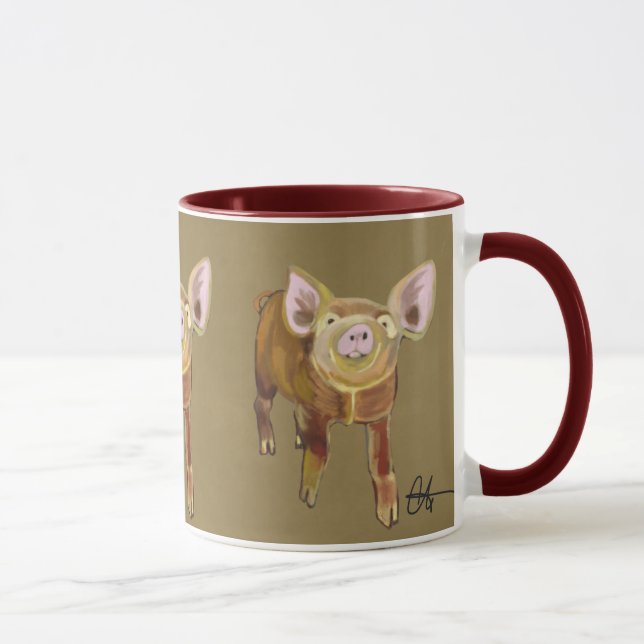 Prelude to a  Pig Mug (Right)