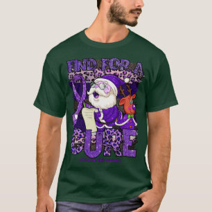 Premature Birth Awareness leopard christmas cure s T-Shirt