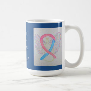 Premature Birth Awareness Ribbon Angel Custom Mug