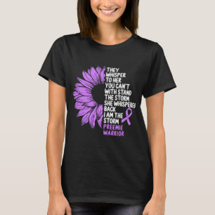 Prematurity Awareness Purple Ribbon the Storm T-Shirt