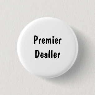 Premier Dealler 3 Cm Round Badge