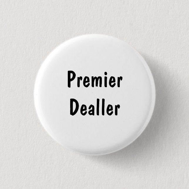 Premier Dealler 3 Cm Round Badge (Front)