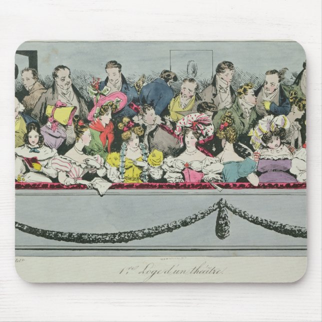Premiere Loge d'un theatre Mouse Pad (Front)