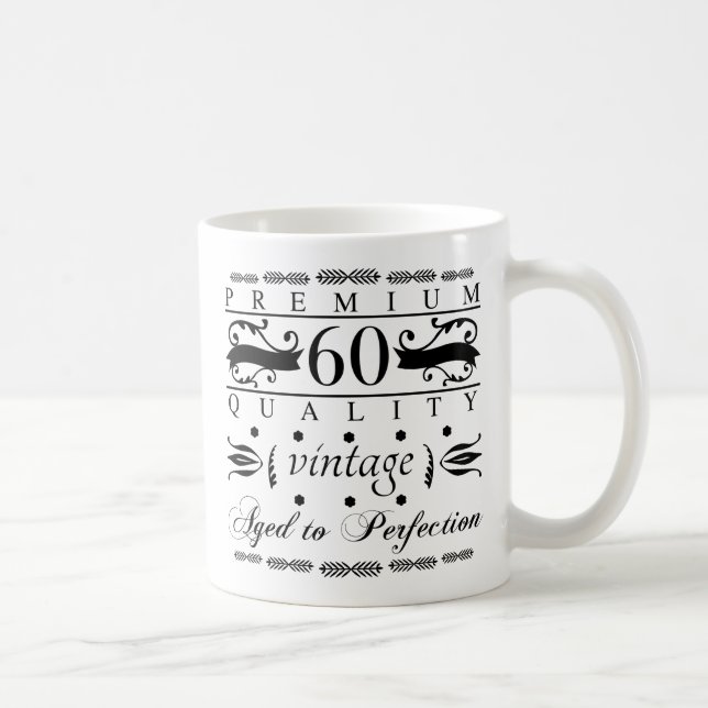 Premium 60th Birthday Coffee Mug (Right)