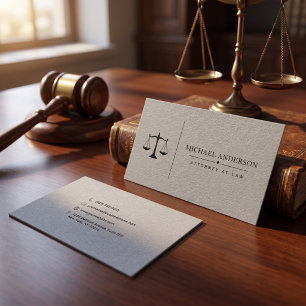 Premium Attorney Template Business Card