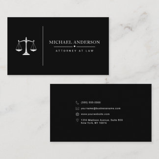 Premium Attorney Template Business Card