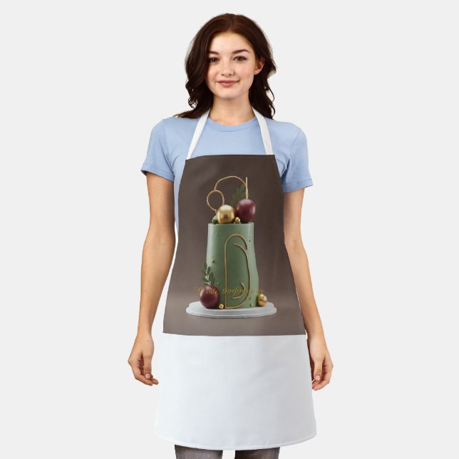 Premium Baker & Pastry Chef Apron (Worn)