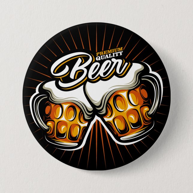 Premium Beer 7.5 Cm Round Badge (Front)