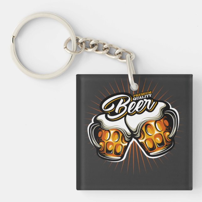 Premium Beer   Key Ring (Front)