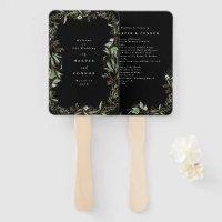 Premium Black Modern Onyx Abstract Eucalyptus Funk