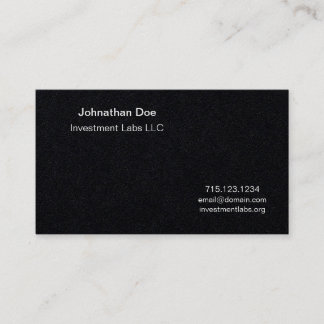 Premium Black Personal Card 
