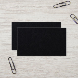 Premium Black Standard Business Card