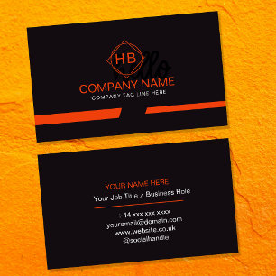 Premium Business Logo Business Cards Luxury Cust
