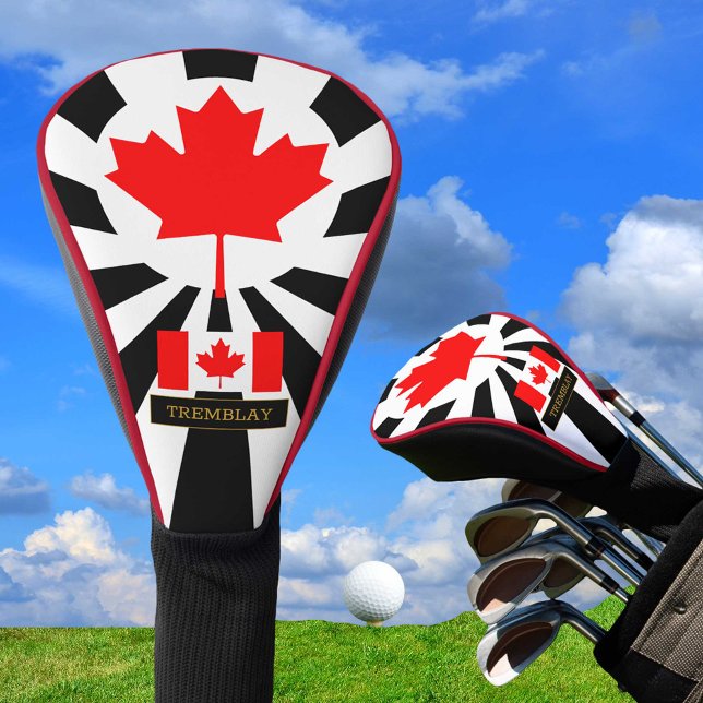 Premium Canada Golf & Canadian Flag / Patriots Golf Head Cover (Creator Uploaded)