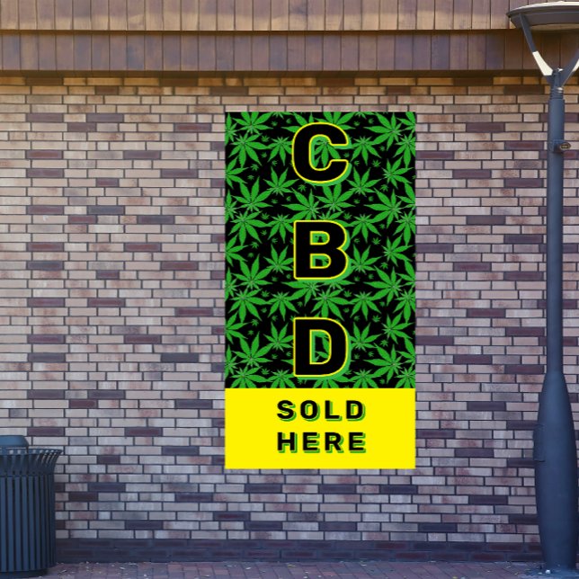 Premium CBD Oil Sold Here Advert Large Banner (Creator Uploaded)