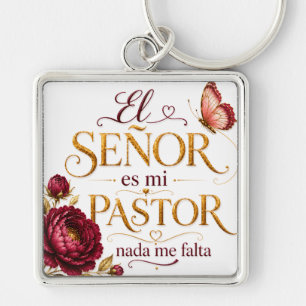 Premium Christian Keychain – El Señor es mi Pastor
