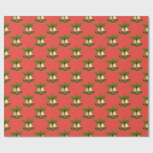 Premium Christmas Bell Wrapping Paper