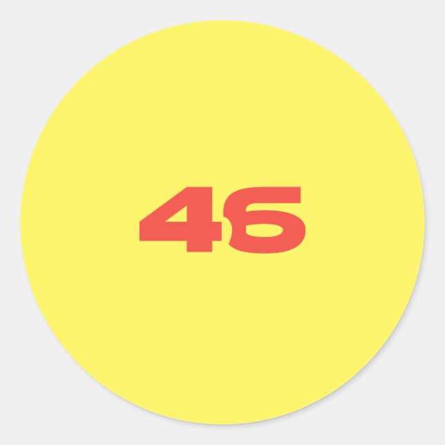 Premium & classic round sticker (Front)