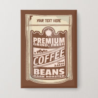 Premium coffee beans food poster cafe Barista