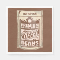 Premium coffee beans food poster cafe Barista