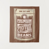 Premium coffee beans food poster cafe Barista
