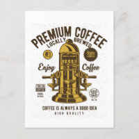 Premium Coffee Vintage Barista