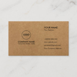 Premium Craft Paper Business Card
