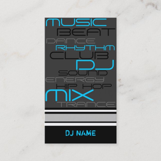 PREMIUM DJ Business Card (Front)