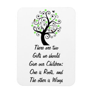 Premium Flexi Magnet with educational quote