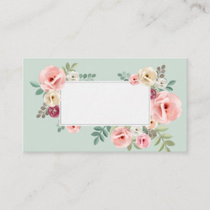 Premium Flowers Frame Enclosure Card