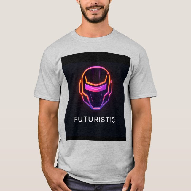 Premium Futuristic  logo t-shirt for your brand :) (Front)