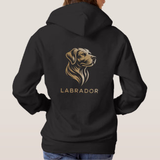 Premium Gold Labrador Design Hoodie