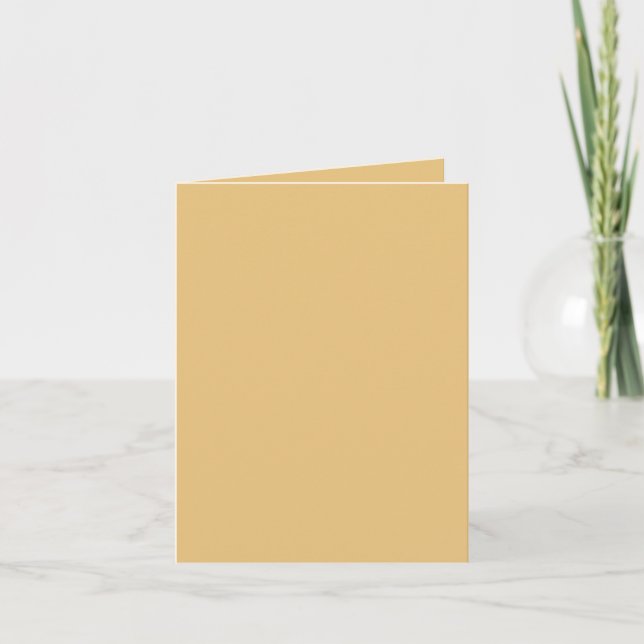 Premium Gold Solid Colour Minimalist Card Design (Front)