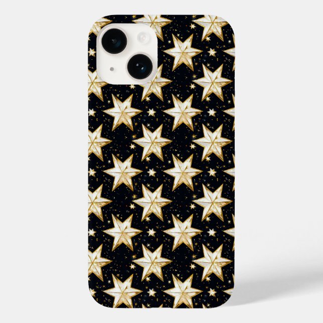 Premium Golden Starry Sky Case-Mate iPhone Case (Back)