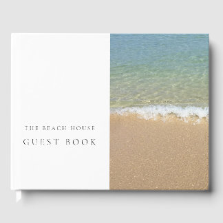Premium Hardback Coastal Themed Guest Book