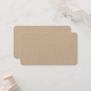 Premium Kraft Rounded Place Card