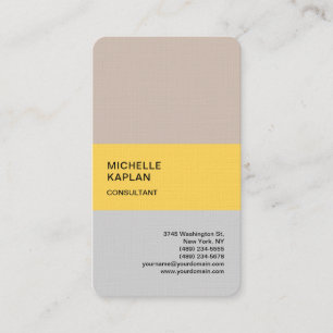 Premium Linen Modern Professional Exclusive Business Card