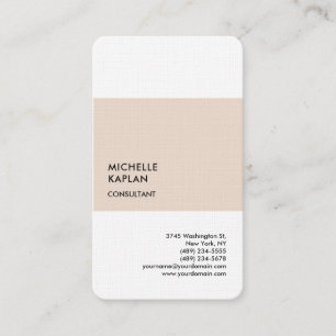 Premium Linen Modern Professional Exclusive Business Card