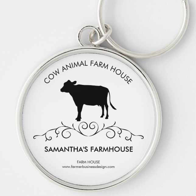 Premium Livestock Farm Key Ring (Front)