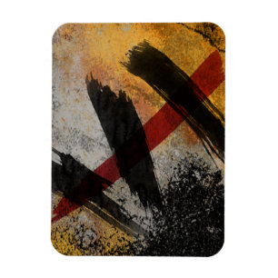 Premium Magnet, The Scar Digital Abstract Painting Magnet