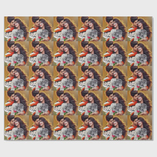Premium Matte Wrapping Paper – Colourful 3D Digita