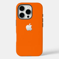 Premium Orange iPhone 16 Pro Tough Case
