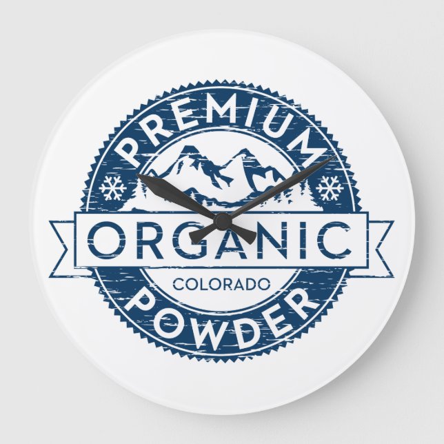 Premium Organic Colorado Powder Clock (Front)
