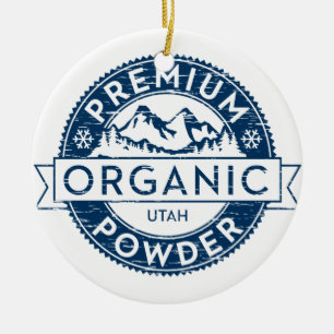 Premium Organic Utah Powder Ornament