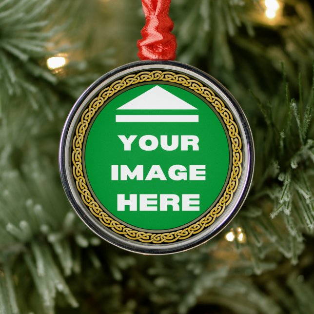 Premium Ornament - Personalised - Add Image / Text (Tree)