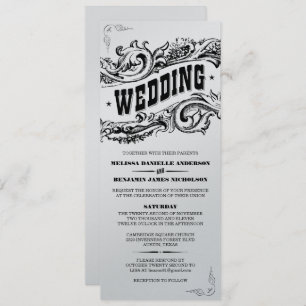 Premium Paper Elegant Western Wedding Invitations