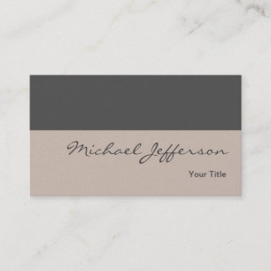 Premium Pearl Modern Minimalist Business Card